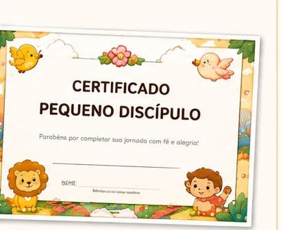 Certificado Pequeno Discípulo